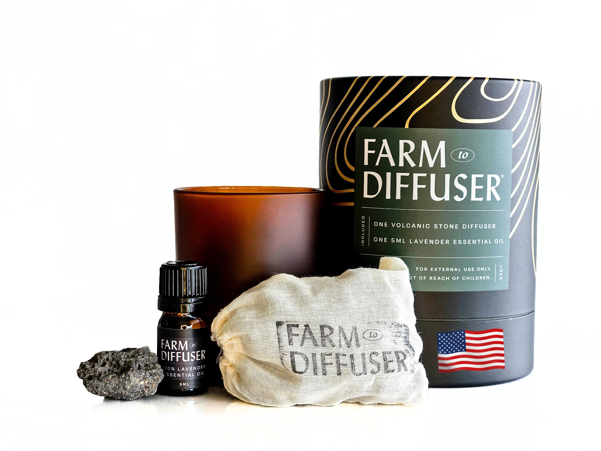 Gentle Volcanic Lava Stone Diffuser