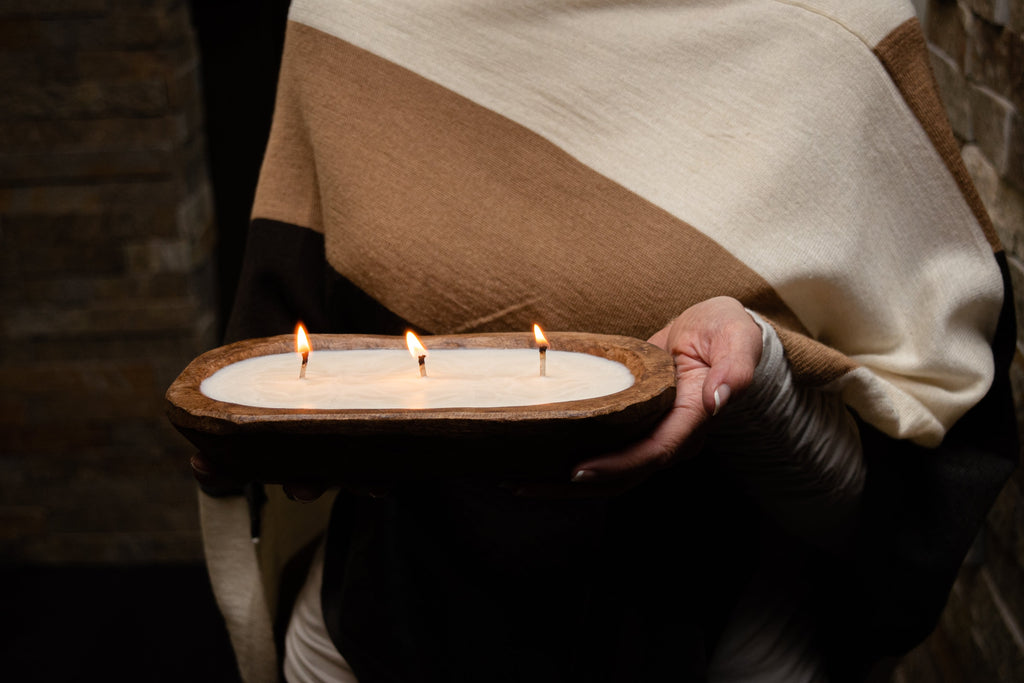 3-wick Dough Bowl Candle  - Farmhouse