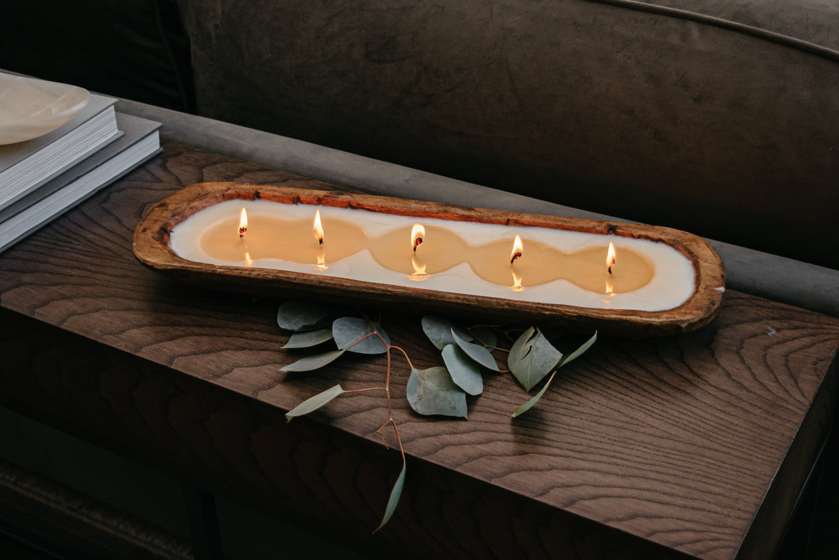 5-Wick Dough Bowl Soy Candle - Magnolia
