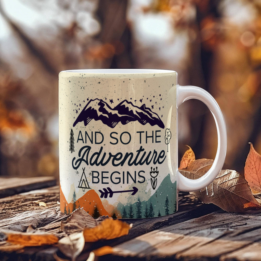 And So The Adventure Begins – Ceramic Mug