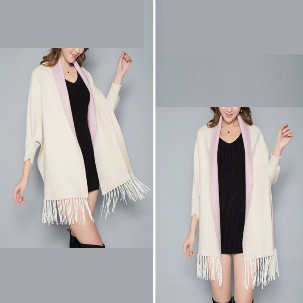 Reversible Two-Toned Shawl