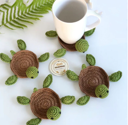 Handmade Crochet Coasters