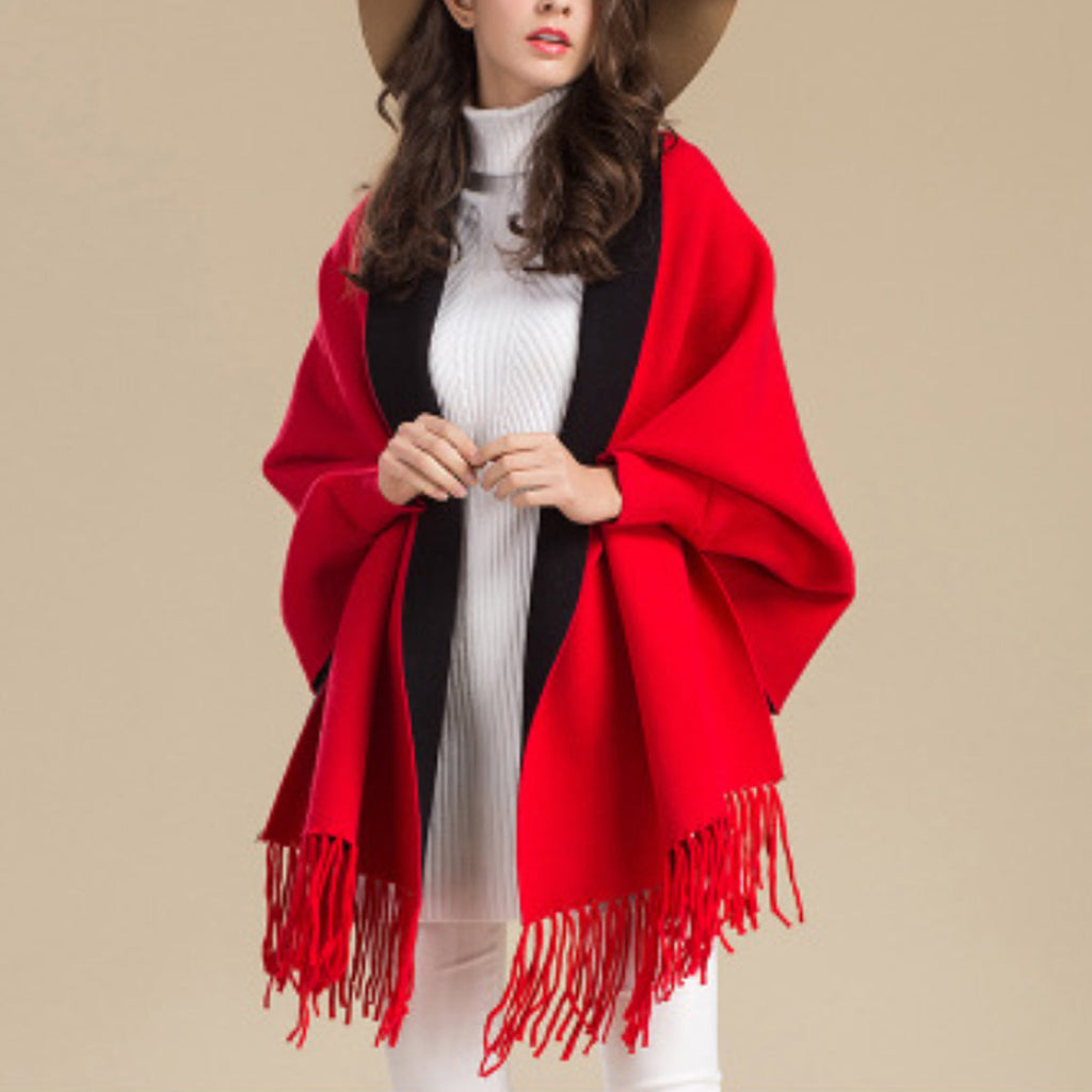 Reversible Two-Toned Shawl