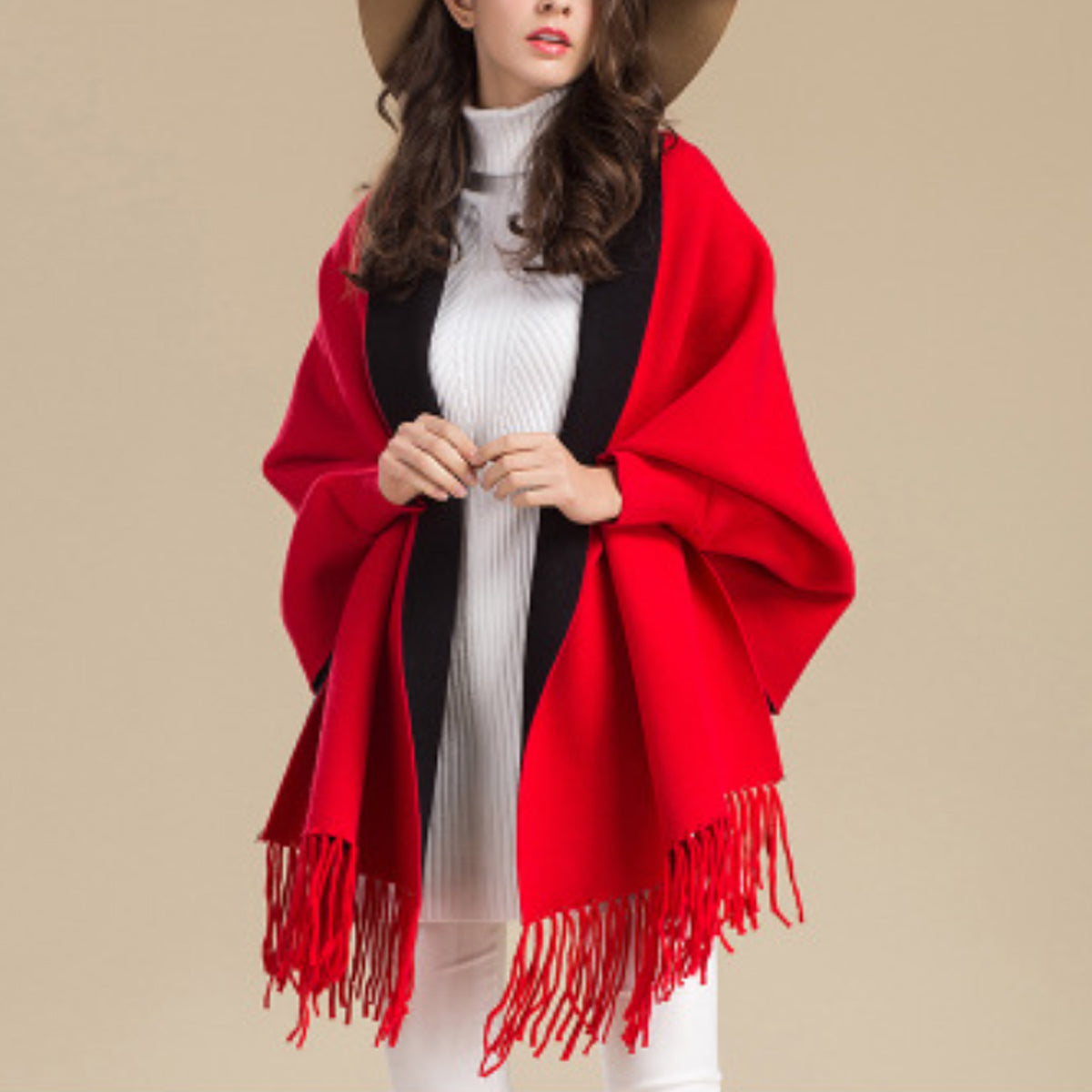 Reversible Two-Toned Shawl