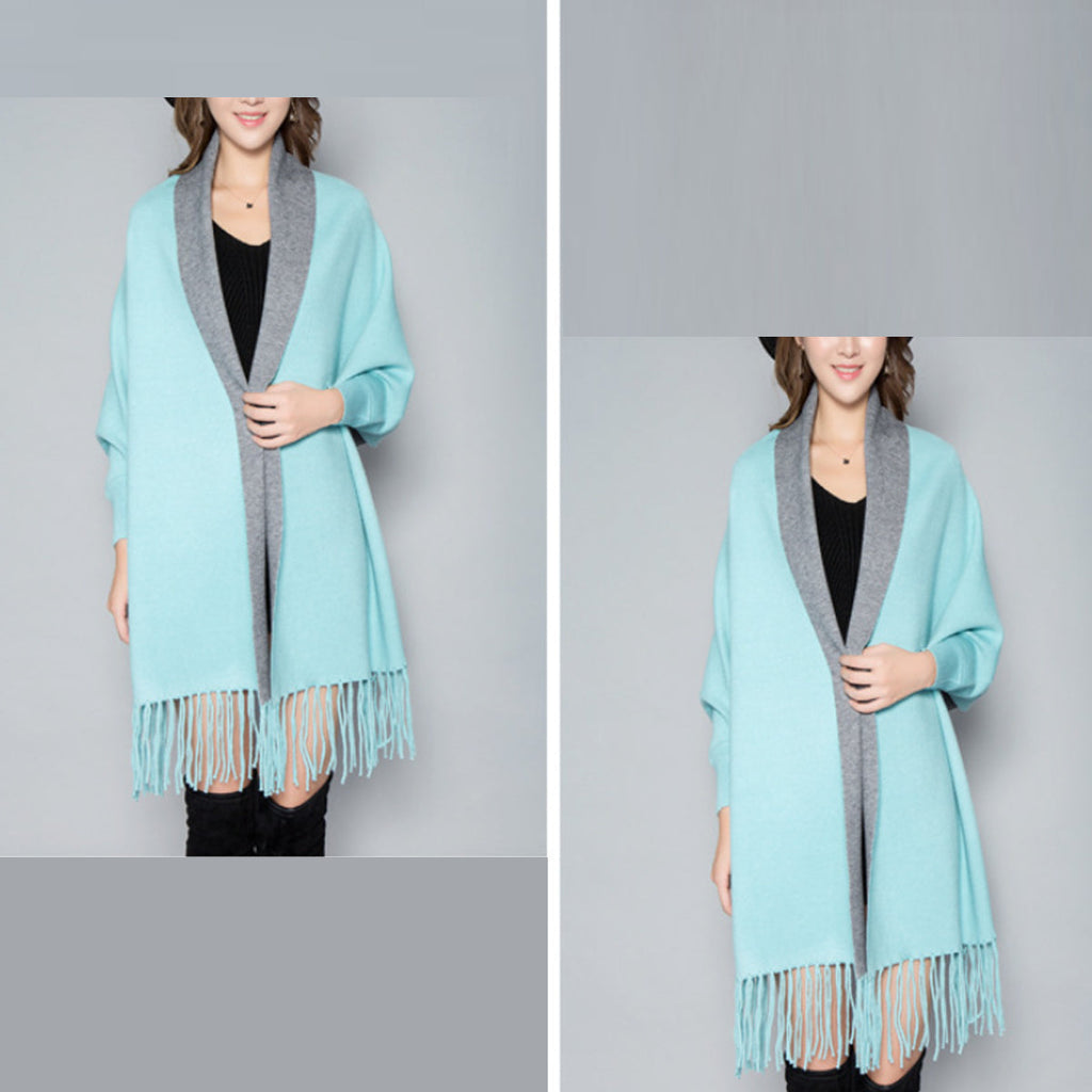 Reversible Two-Toned Shawl